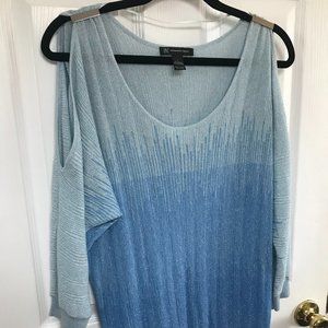 INC Cold Shoulder Light Sweater